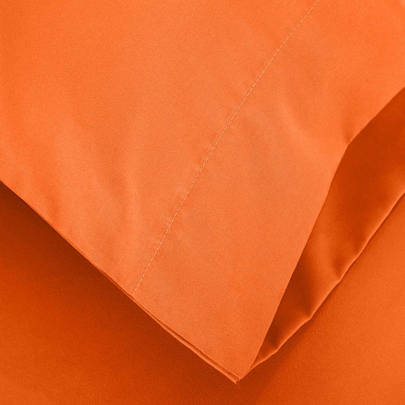 ARTALL Soft Microfiber Bed Sheet Set 4-Piece with Deep Pocket Bedding - Queen, Orange - Image 5